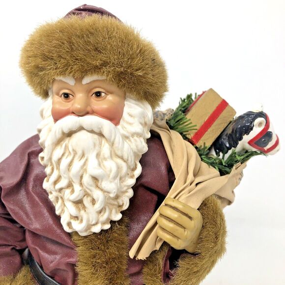 Clothtique Possible Dreams Journey to Christmas Santa VTG 1999 #15083 Cabincore - Picture 2 of 13